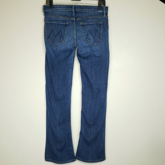 MOTHER Denim The Runaway Flare Low Rise Jeans in Flowers from the Storm Size 30 - Picture 8 of 11